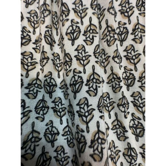 Old Navy Womens Long Sleeve V-Neck Maxi Dress Size M Black & White Floral Print - Picture 8 of 16